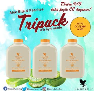 TRIPACK - ALOE BITS N PEACHES